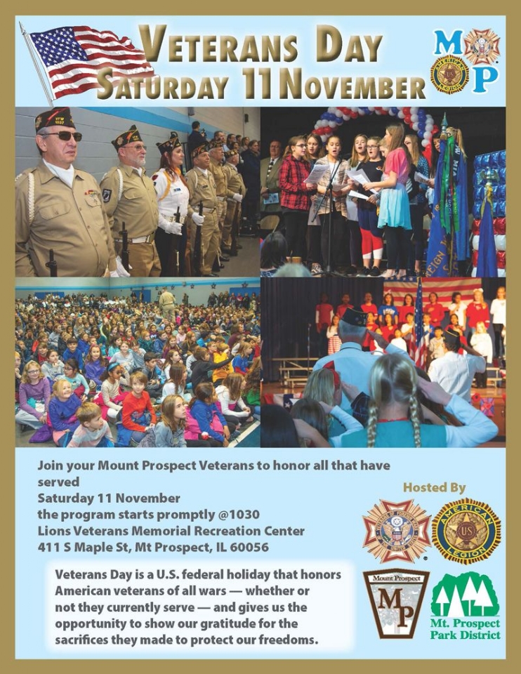 Veterans Day flyer